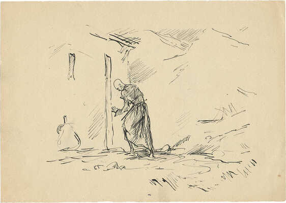 Бехтеев Владимир Георгиевич. Лот из шести иллюстраций на четырех листах к поэме М. Лермонтова «Беглец» (не издана)